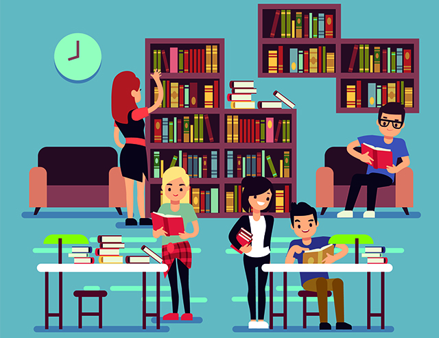 Een kijkje in de HR-bibliotheek